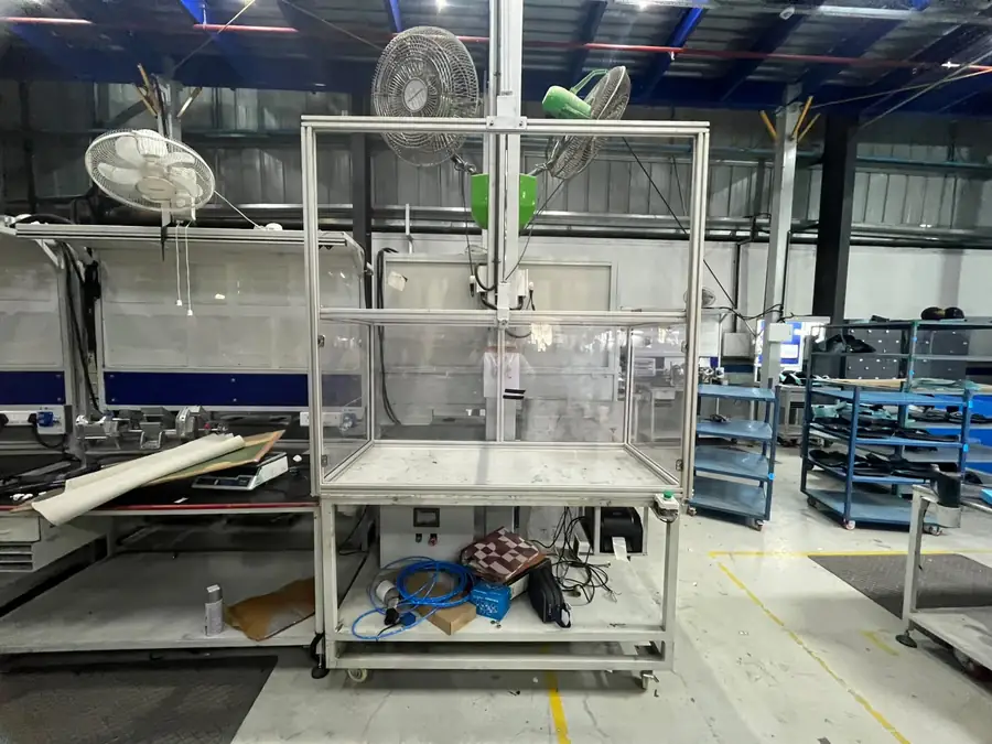 Stainless steel machine frame and enclosure for process equipment